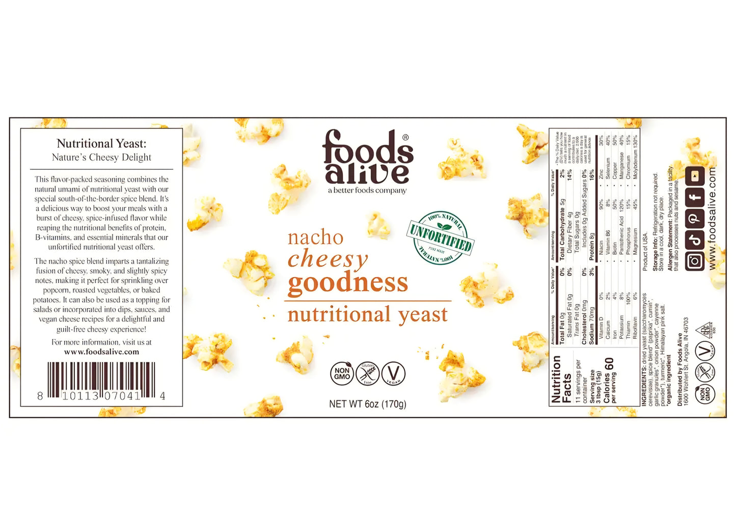 Nutritional Yeast Shaker (170 g)