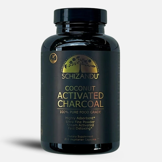 100% Food Grade Coconut Activated Charcoal (120 Capsules)