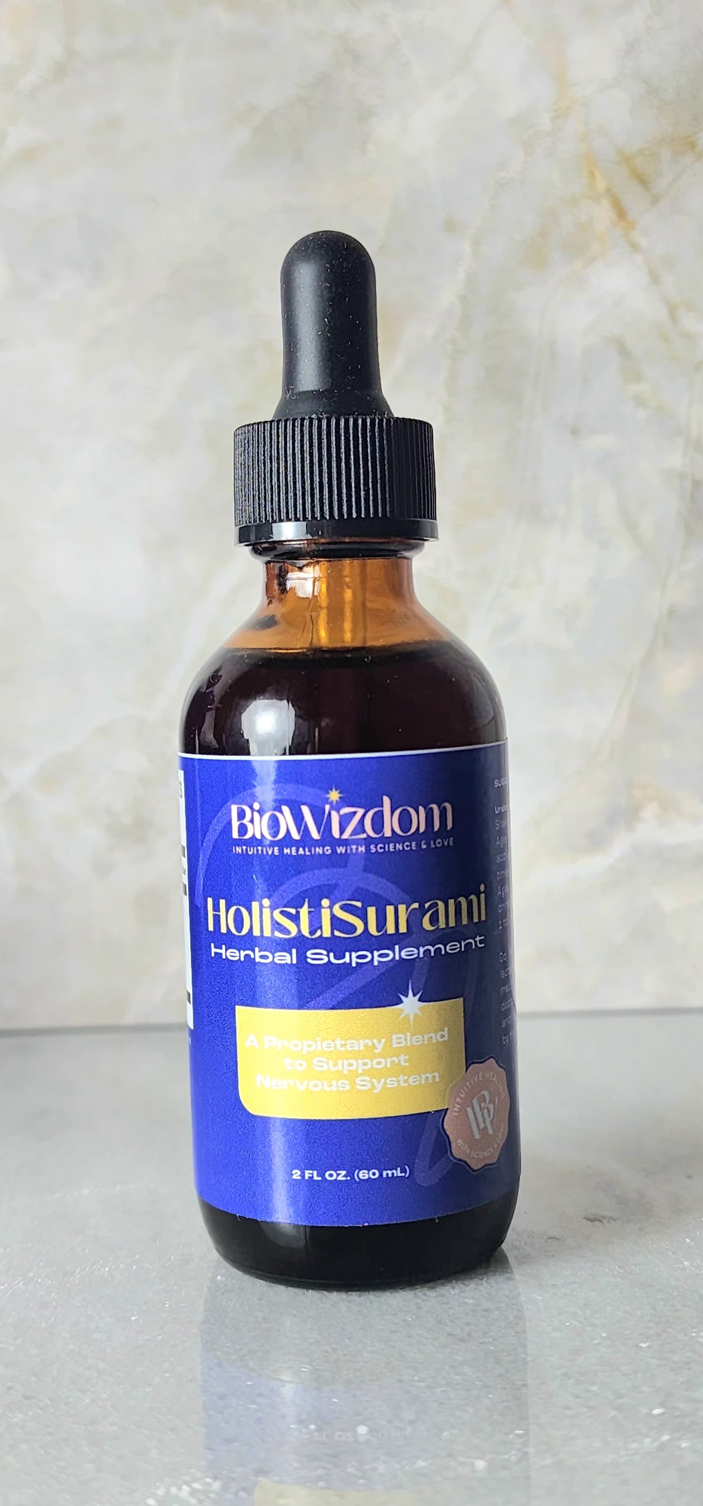 BioWizdom HolistiSurami Tincture 2 oz Bottle