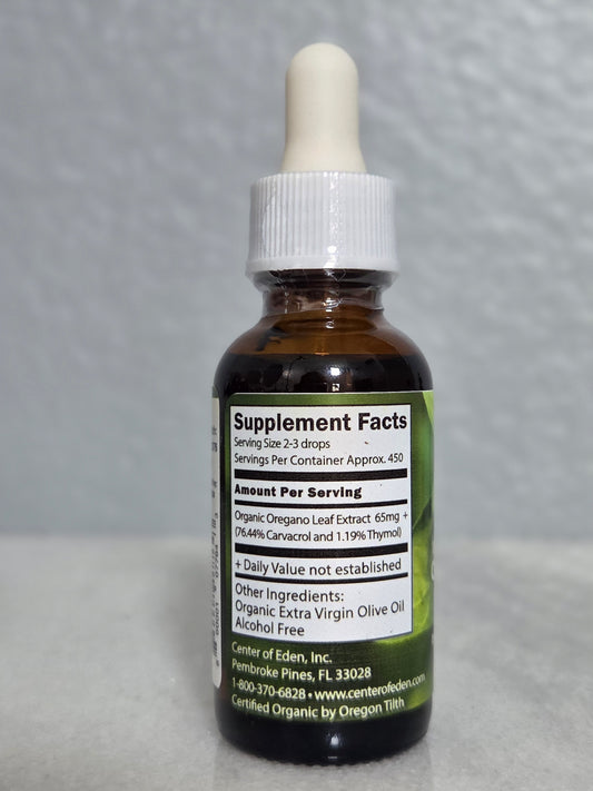 Wild Mediterranean Oil of Oregano, Certified Organic
