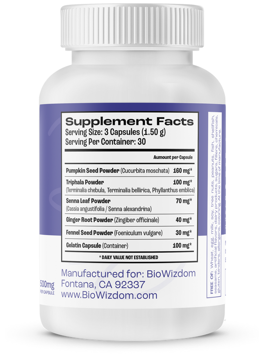 BioWizdom HolistiLax (90 caps)