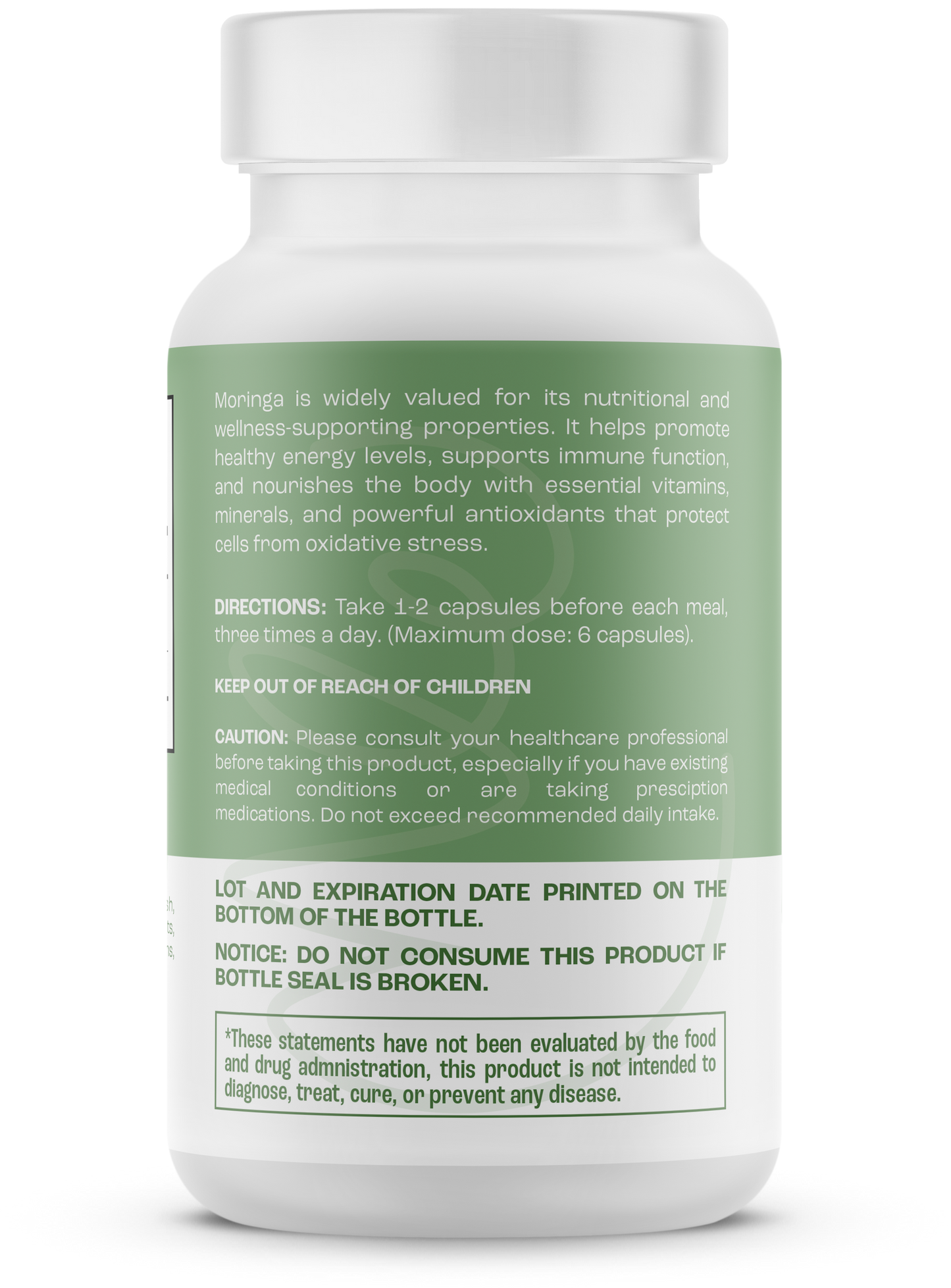 BioWizdom Organic Moringa Leaf (120 caps)